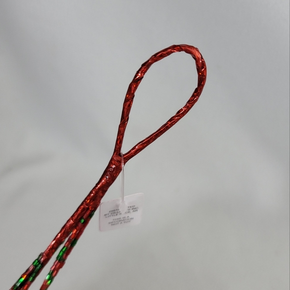 (2) Dillards Beaded Tree Garland - Red Green - Picture 5 of 10